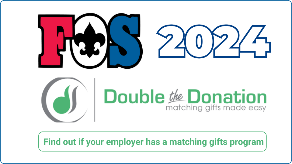 FOS Double the Donation poster